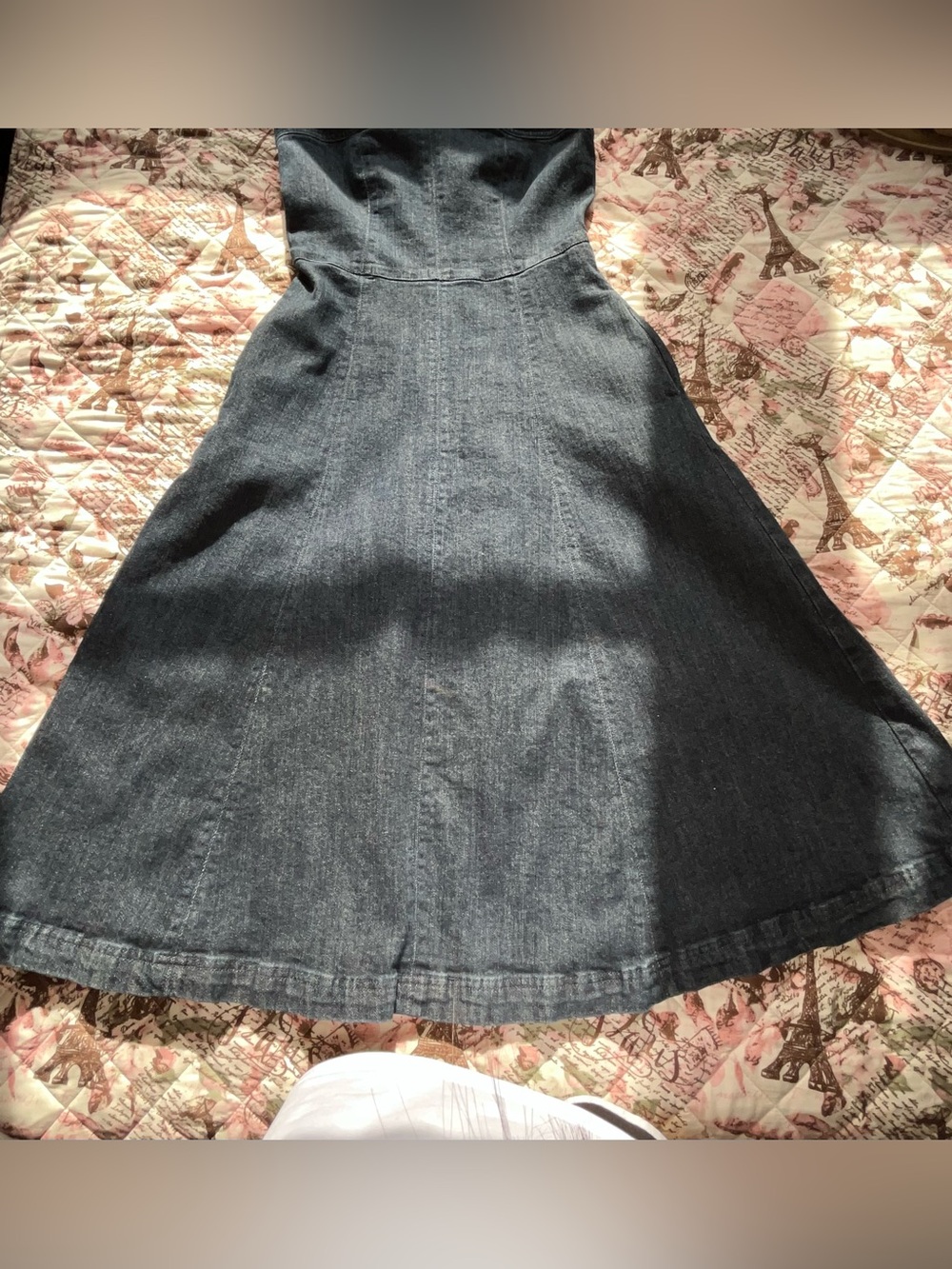 Steve Madden Dark Blue Denim Maxi Dress - Picture 6 of 11